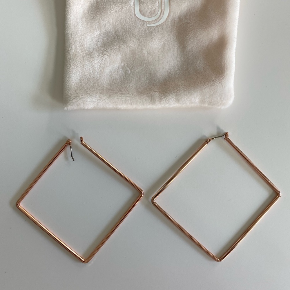 Square hoop earrings - Uncommon James